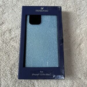 Swarovski Smartphone Case Glam Rock iPhone 12 Pro Max Crystals Blue 5616362